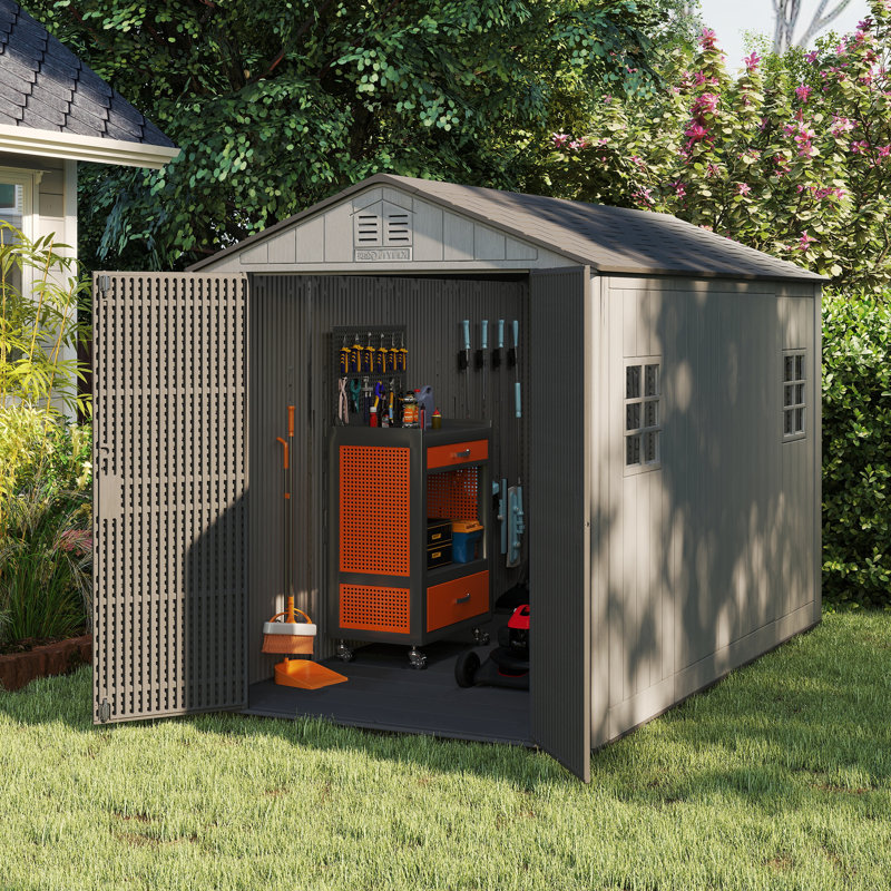 Remise de rangement pour l'extérieur l 6 pi. X P 11 pi. Decksplore