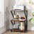 3-Tier Rolling Printer Cart Under Desk Storage with Storage for Home Office