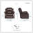 Suisun 38" Traditional Faux Leather Reclining Chair with Tab Pull Reclining Motion, Solid Wood & Plywood Frame-133341893