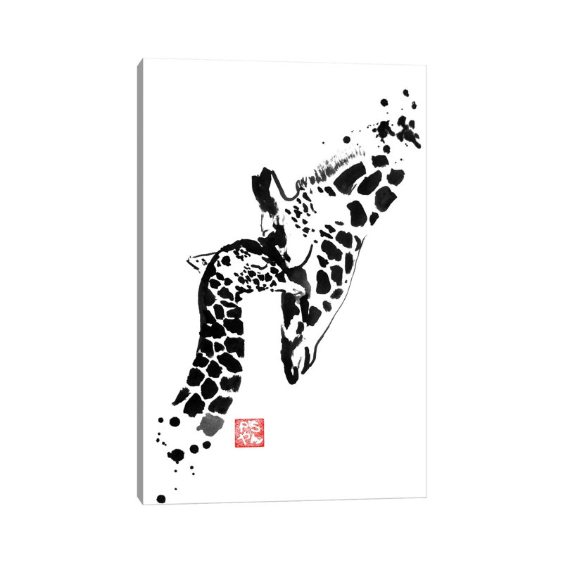 Mother And Daughter by Péchane - Print on Canvas, Wrapped Canvas, 66.04 cm H x 45.72 cm W x 1.91 cm D