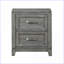 Table de chevet 2 tiroirs Grey