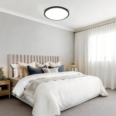 4pack Led Flush Mount Ceiling Light Fixture - 3520 Lumens, 5cct Selectable(2700k-6500k) Color Selectable Panel Light,  16 Inch Super Slim