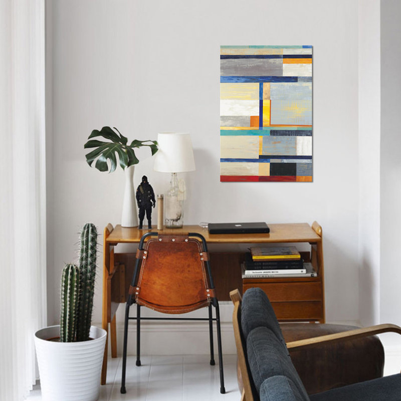 «Retro Spectrum», reproduction sur toile, H 40 po x l 26 po x P 1,5 po, Toile tendue