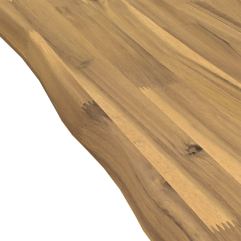 Solid Wood Table Top, 3.5cm H x 40cm W x 40cm D, Natural