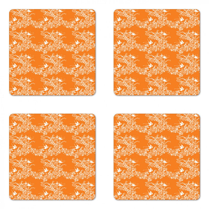 Square 4 Piece Coaster Set