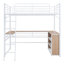 Lit mezzanine en métal peu encombrant