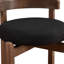 Tabourets pivotants avec repose-pieds en bois massif et lin de 26 po Cicero-129943500-129943503