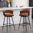 Kymberlynn Swivel Upholstered Low Back Bar & Counter Stool With Metal Frame-1853018751-1853018748