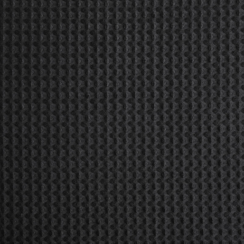 Ensemble d'édredon en coton piqué Vera Wang, Édredon pour grand lit + 2 taies décoratives sta, Noir