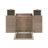 June Natural Two Drawer Flip Top Vanity Set with Stool