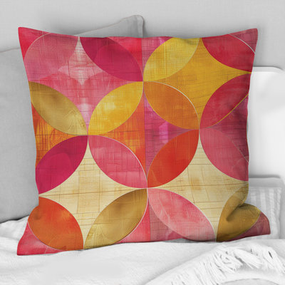 Coussin rétro rétro Mid-Century