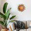 Décoration murale en métal soleil - décoration murale fleur de soleil