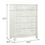 Commode verticale en bois manufacturé avec 5 tiroirs-1803187558