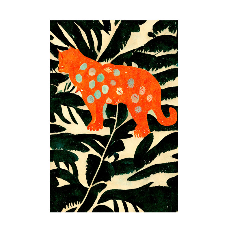 «Gyala Tiger In The Jungle» sur toile par Treechild, H 19 po x l 12 po x P 2 po