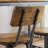 Bar Table Set With Wine Bottle Storage Rack. Rustic Brown, 47.24'' L X 15.75'' W X 35.43'' H.