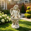 Figurine de fée de jardin de 53,5 cm de hauteur avec mangeoire à oiseaux-134833002