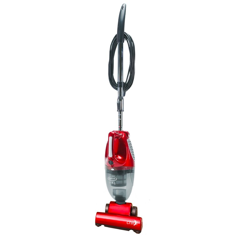 Black + Decker Bagless Air Swivel Upright Vacuum, Red