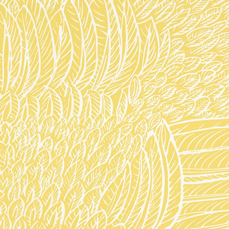 Papier peint Featherfest, Citron