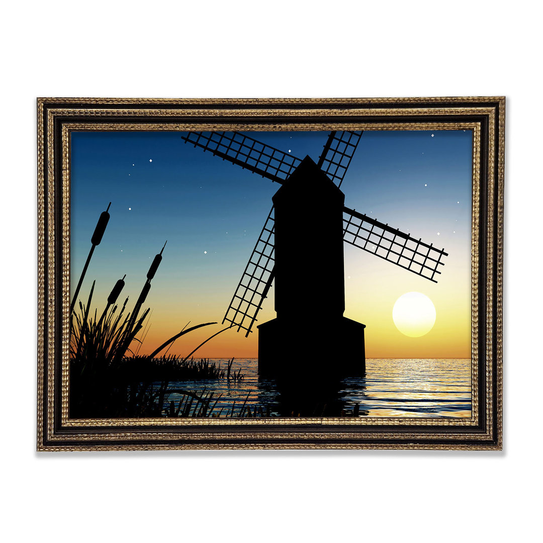 Windmühle Ocean Nights - Druck