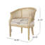 Chaise d'appoint en bois d'hévéa-860749822