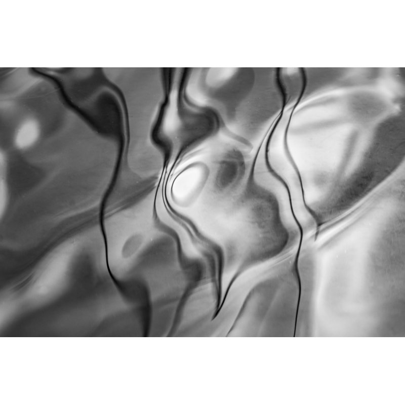 Black And White Abstract by MRaust - Wrapped Canvas Print, 30cm H x 46cm W x 3.8cm D