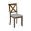 Ensemble de salle à manger de cuisine 6 pièces, table de salle à manger rectangulaire en bois avec 4 chaises rembourrées et un banc, ensemble de table de salle à manger pour 6 personnes, salon, bar et cuisine, noyer-494610279