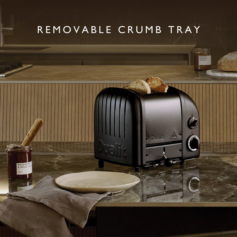 Dualit Stealth Edition Classic Toaster, 2 Slot
