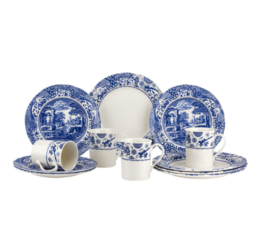 Spode Bi Brocato 12 Pc Set Spode