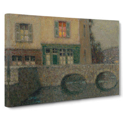 The Bridge by Henri Le Sidaner - Wrapped Canvas Painting