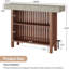 Ensemble de bar pour la maison 62,99 "rouge brun et gris en ciment