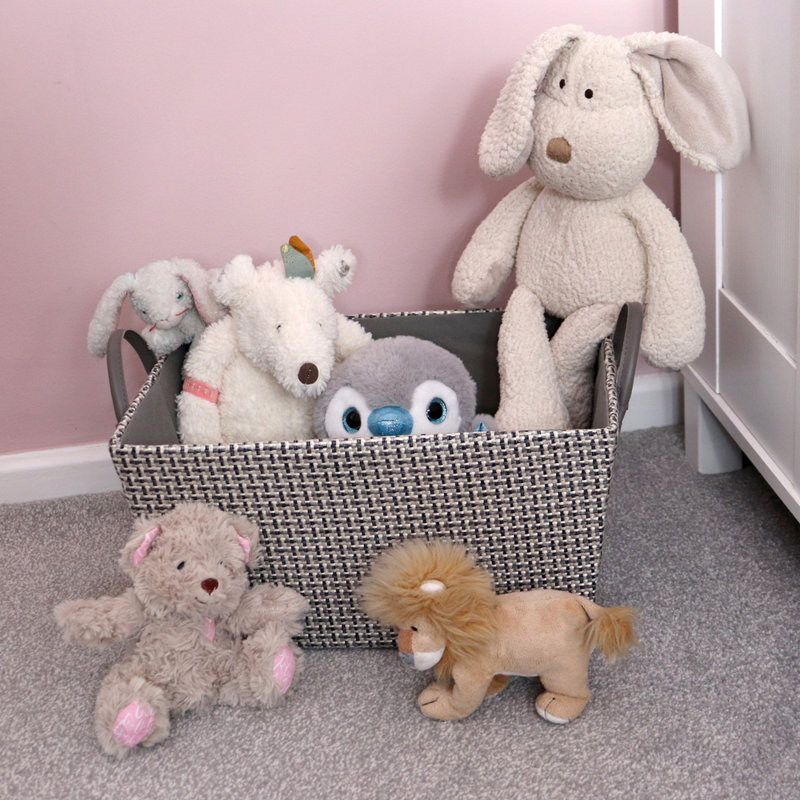 JVL Fabric Decorative Basket