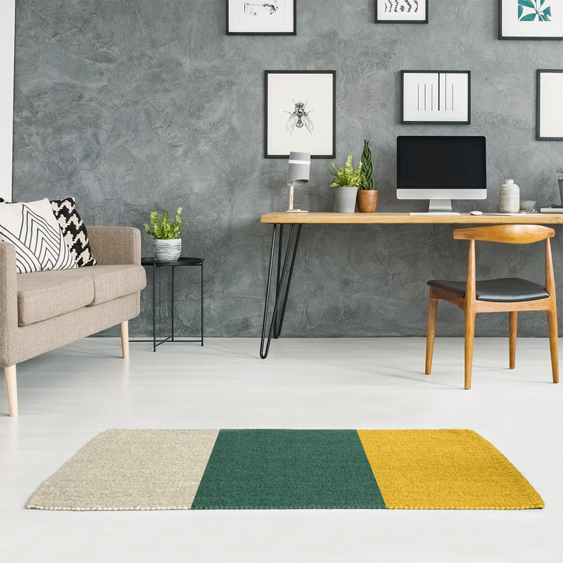 Tapis de l’intérieur de la forêt green national hockey, Rectangle 2 pi x 3 pi