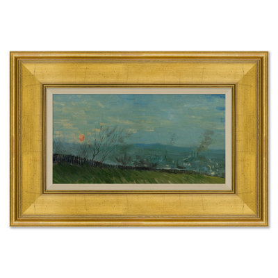 Outskirts Of Paris At Dusk Painting