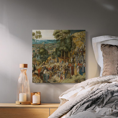 Husted 1 Piece Wrapped Canvas Wall Art Set