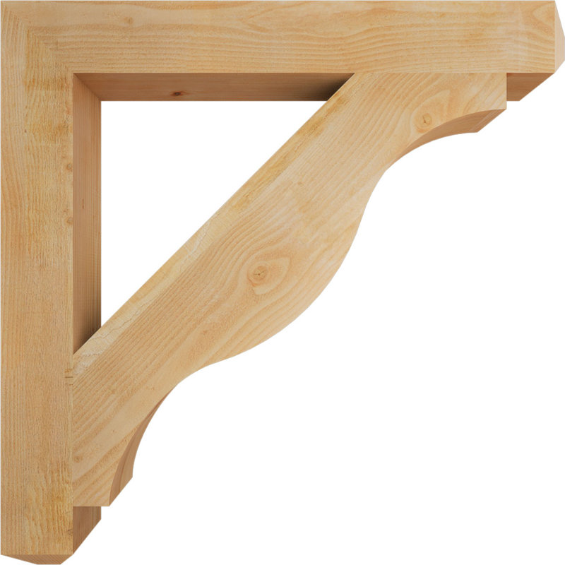 Support pour artisan Funston, H 48 po x l 6 po x P 48 po, Sapin de Douglas, Sciage brut