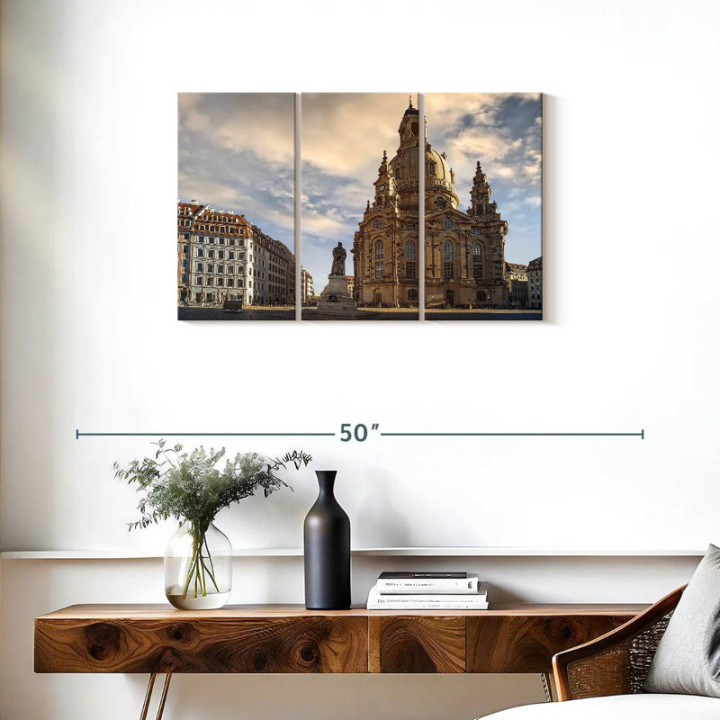 Église Dresden Frauenkirche, H 20 po x l 33 po