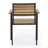 2-Piece Wood And Metal Chair