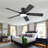 50" 5-blade Low Profile Ceiling Fans With Lights And Remote-2122660421-1880122039