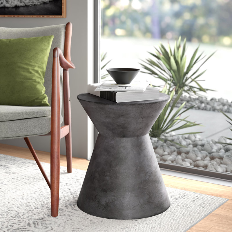 Table de bout Irmalinda, Gris anthracite