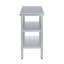 Table en acier inoxydable avec 2 tablettes inférieures KitchQuip Express - H 35 po x l 18 po x P 24 po-60901501