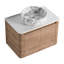 Meuble-lavabo mural de 30 po pour salle de bain avec lavabo en céramique, charnières à fermeture douce et base en contreplaqué. Meuble-lavabo, base et style uniques