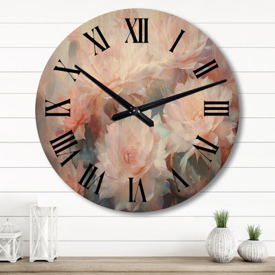 Horloge murale en bois massif Vasudha