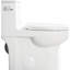 Couvercle de réservoir de toilette blanc - Décoration de salle de bain élégante