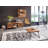 Marjo 3 Piece Square Solid Wood Teak Accent Shelf  with Hanging