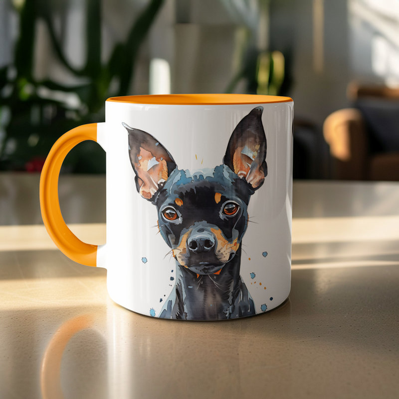 Mug, Orange, 2