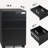 3 Drawer File Cabinet with Combination Lock, Fully Assembled Metal Filling Cabinet Except Wheels, Black