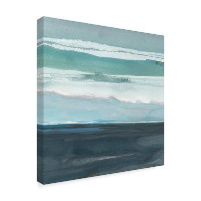 «Teal Sea I» par Rob Delamater, reproduction d'art sur toile