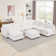 138.29” W Oversized 8-Seater Composable Modular Sofa