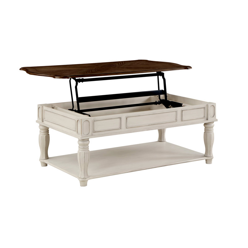 Table basse avec plateau relevable Florian Oak