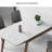 Nordic Rectangular Rock-Plate Dining Table Chair 4 - Person Four Leg Dining Set-100748646
